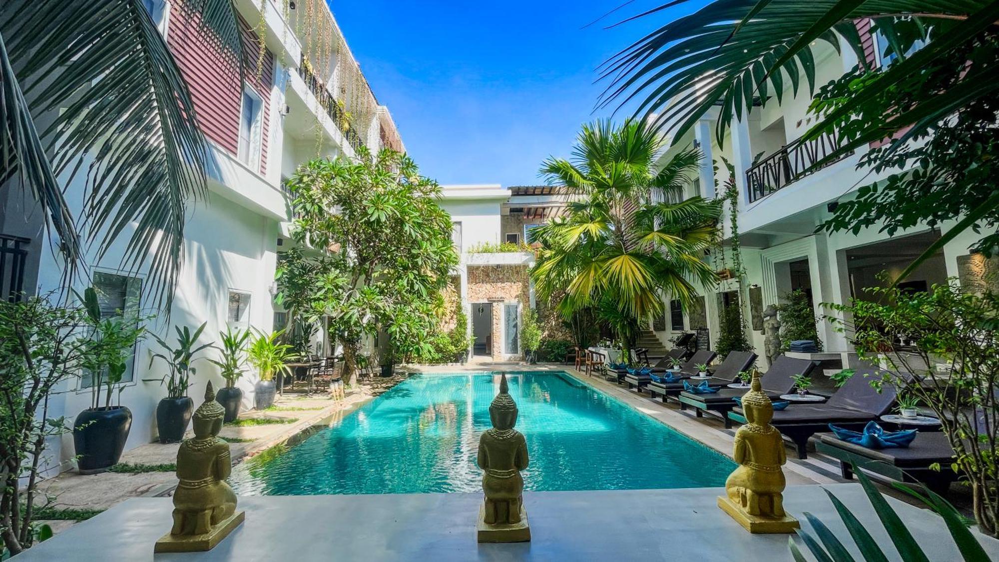 Boutique Indochine D'Angkor Hotel Siem Reap Buitenkant foto